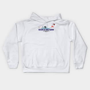 DeHavilland Canada Dash 8-300/Q300 - Austrian Arrows Kids Hoodie